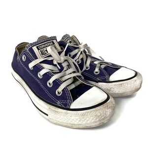 Converse Women's 6 Chuck Taylor Blue Ribbon Color Unisex Classic Blue Purple
